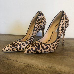 New Steve Madden Daisie Leopard Heels - Size 7